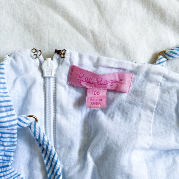 Lilly Pulitzer | Sheens Daisy Seersucker Dress 00 - Picture 7 of 7